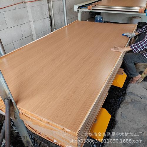 昊宇木材厂家直销各种中高档相框背板密度板中纤板贴面黑纸背板